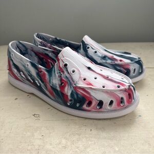 Sperry Topsider Float Boat USA Tie-Dye Shoes - M9/W11